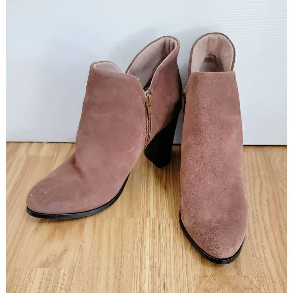 Seychelles Sueded Ankle Booties 8